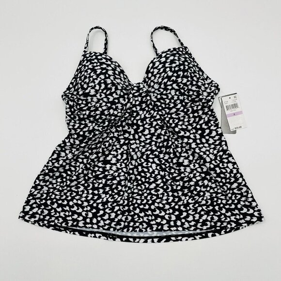 Island Escape Womens Size 6 Animal Kingdom Scorpio Printed Underwire Tankini 321 - Picture 3 of 7